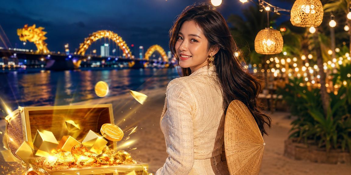 Người dùng trải nghiệm ứng dụng casino tại Đà Nẵng với nón lá