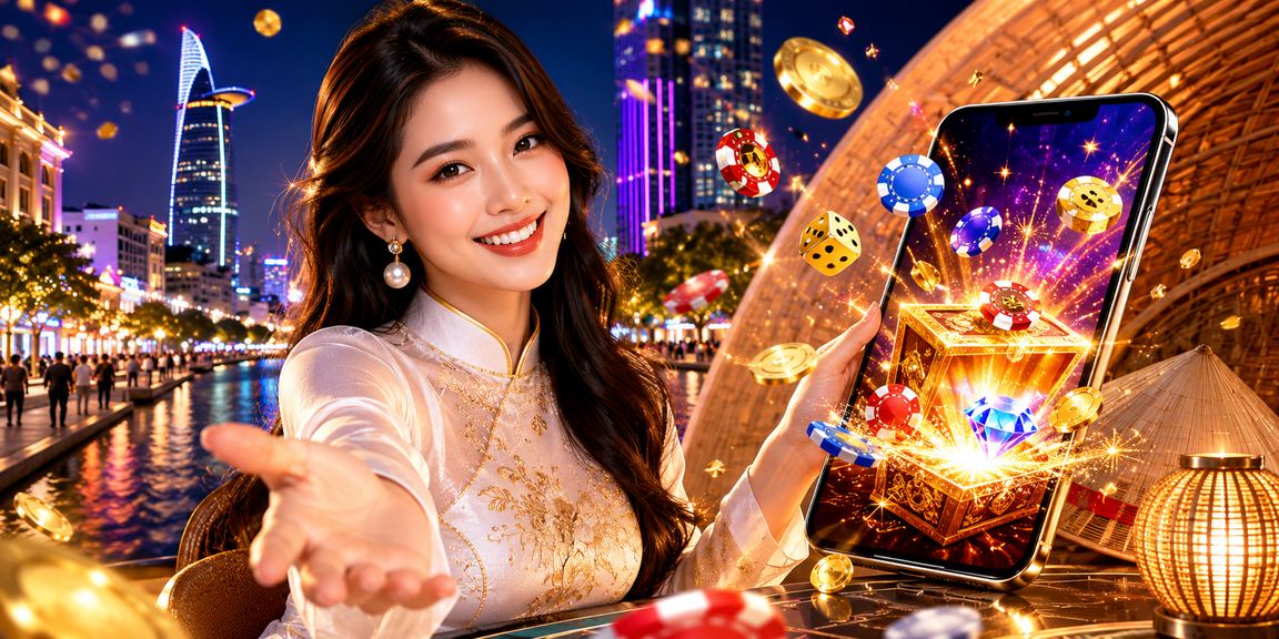 Người chơi mobile casino đội nón lá tại TP Hồ Chí Minh