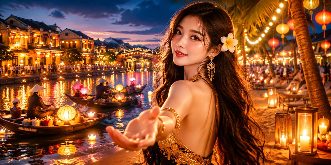 Cảnh đèn lồng Hội An rực rỡ gợi sự an toàn và bảo mật dữ liệu